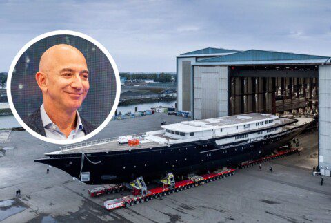super millonario escondiendo su yate
